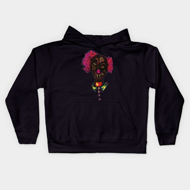 Evil clown Kids Hoodie by MattisMatt83